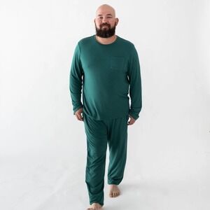Kyte Baby Men's Pajama Top Jogger Set Green XL